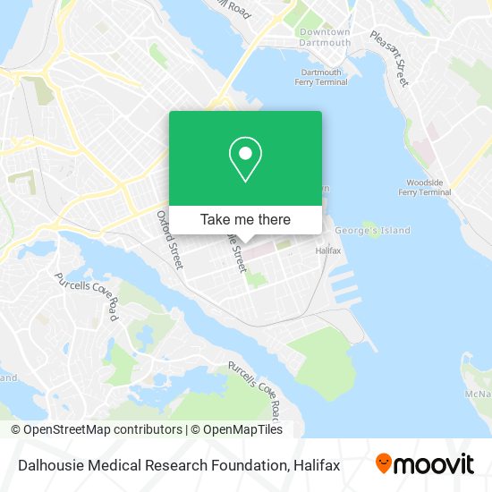 Dalhousie Medical Research Foundation map