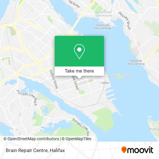 Brain Repair Centre map