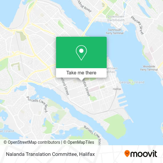 Nalanda Translation Committee map