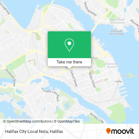 Halifax City Local Nstu map