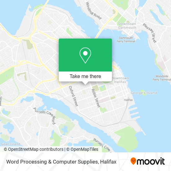 Word Processing & Computer Supplies map
