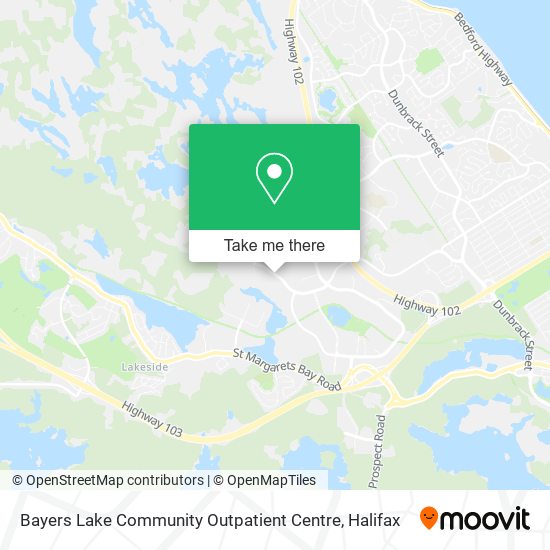 Bayers Lake Community Outpatient Centre plan