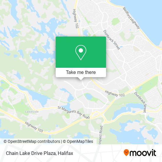 Chain Lake Drive Plaza map