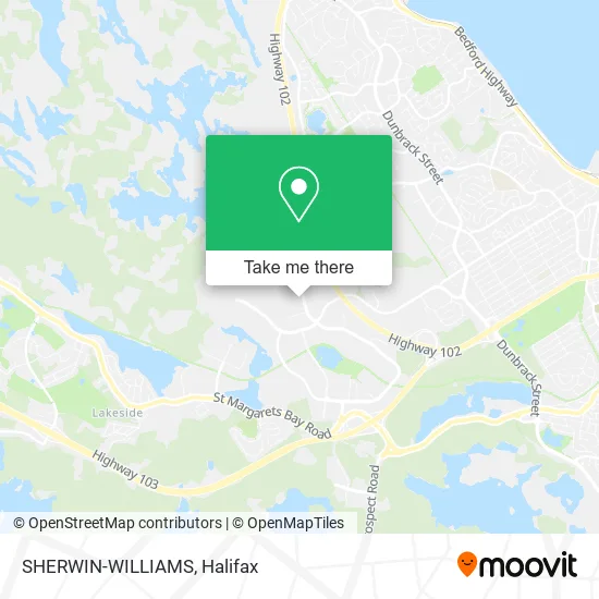 SHERWIN-WILLIAMS map