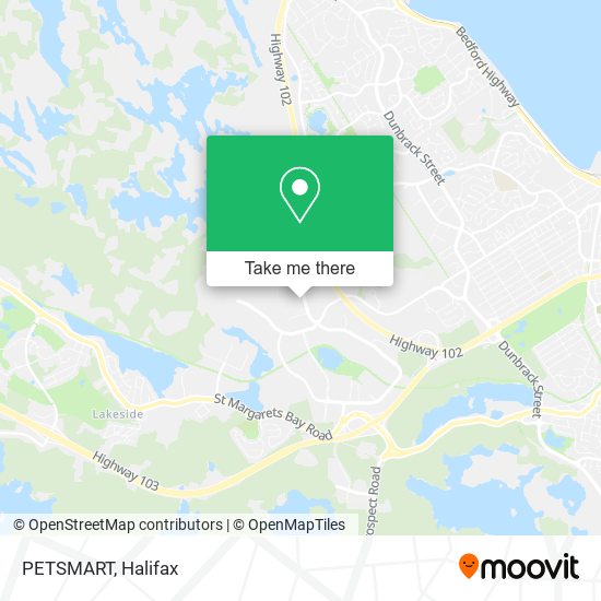 PETSMART map