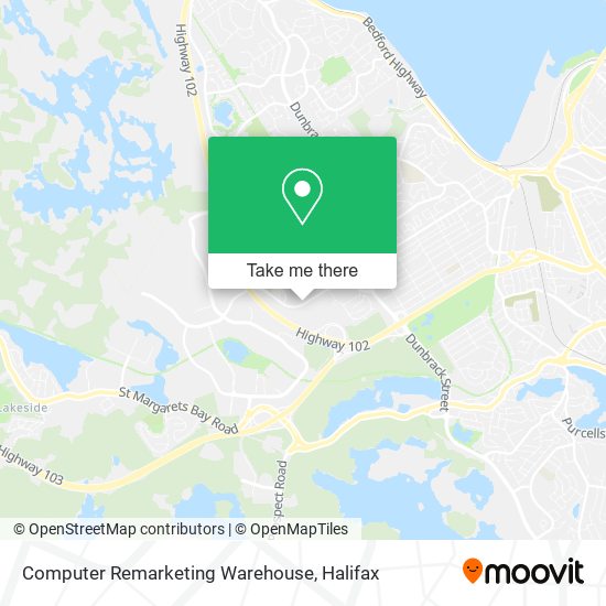 Computer Remarketing Warehouse map