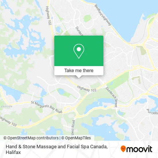 Hand & Stone Massage and Facial Spa Canada map