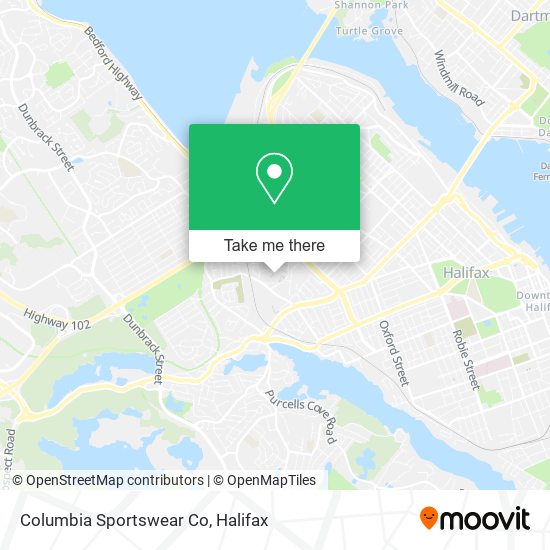 Columbia Sportswear Co map