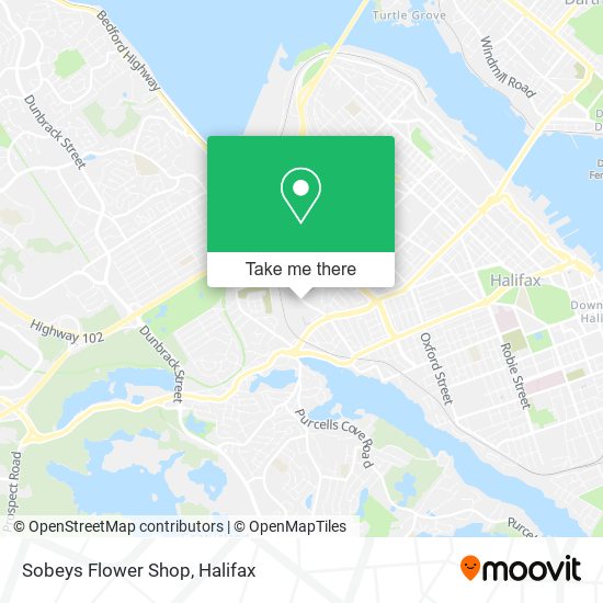 Sobeys Flower Shop map