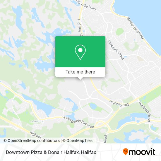 Downtown Pizza & Donair Halifax plan
