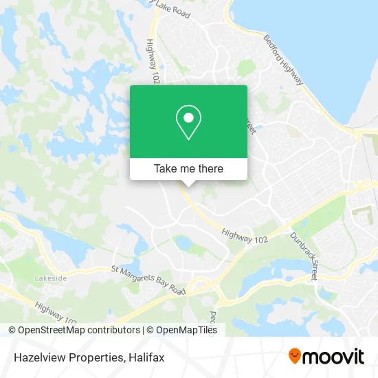 Hazelview Properties map