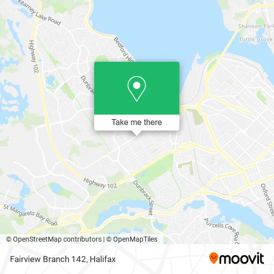 Fairview Branch 142 map