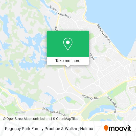 Regency Park Family Practice & Walk-in map