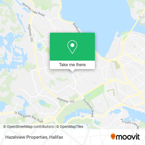Hazelview Properties map