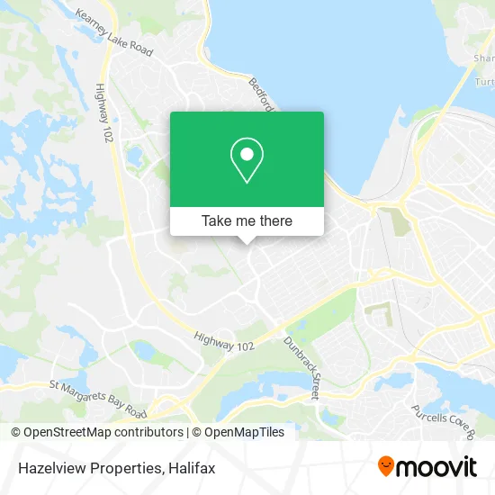 Hazelview Properties map
