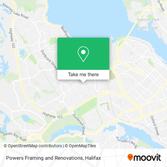 Powers Framing and Renovations map