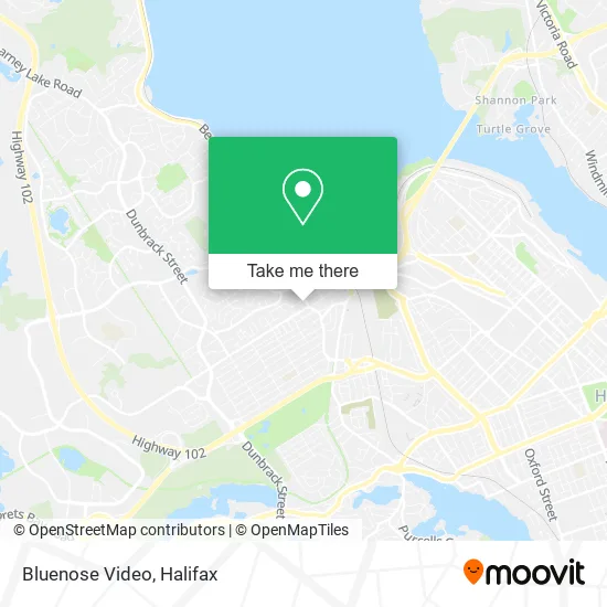 Bluenose Video map