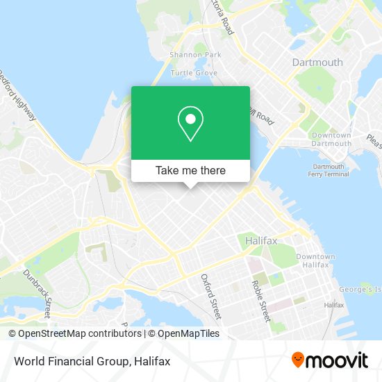 World Financial Group map