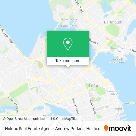 Halifax Real Estate Agent - Andrew Perkins map