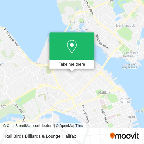 Rail Birds Billiards & Lounge map