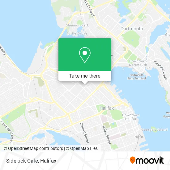 Sidekick Cafe map
