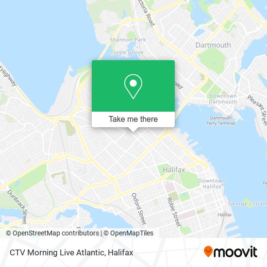 CTV Morning Live Atlantic map