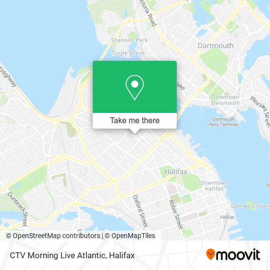 CTV Morning Live Atlantic map