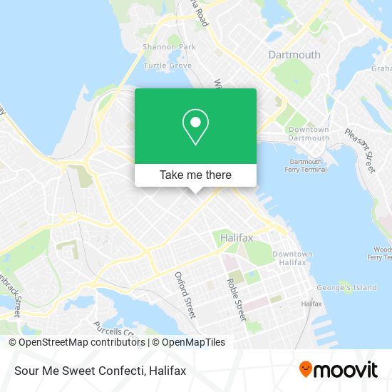 Sour Me Sweet Confecti map