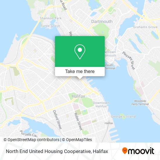 North End United Housing Cooperative map