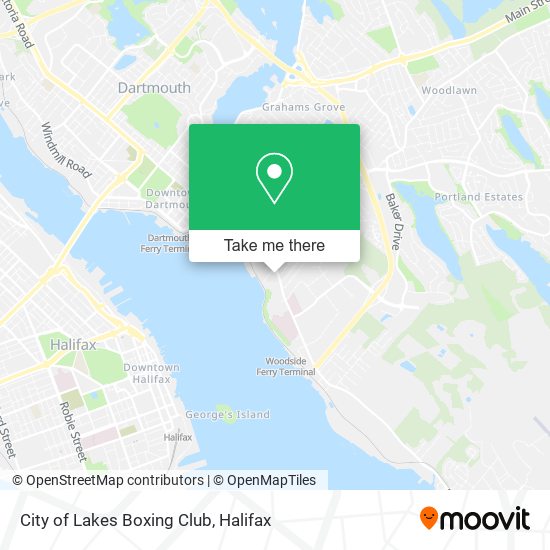 City of Lakes Boxing Club map