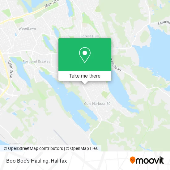 Boo Boo's Hauling map