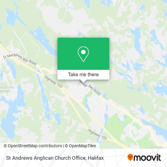 St Andrews Anglican Church Office map