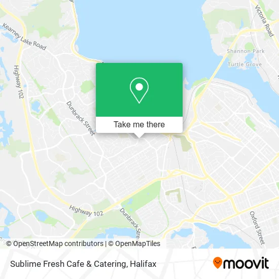 Sublime Fresh Cafe & Catering map