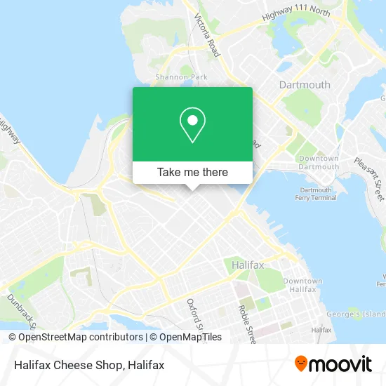 Halifax Cheese Shop map