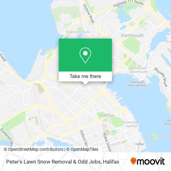 Peter's Lawn Snow Removal & Odd Jobs map