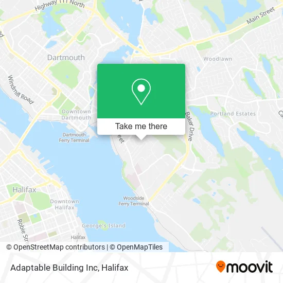 Adaptable Building Inc map