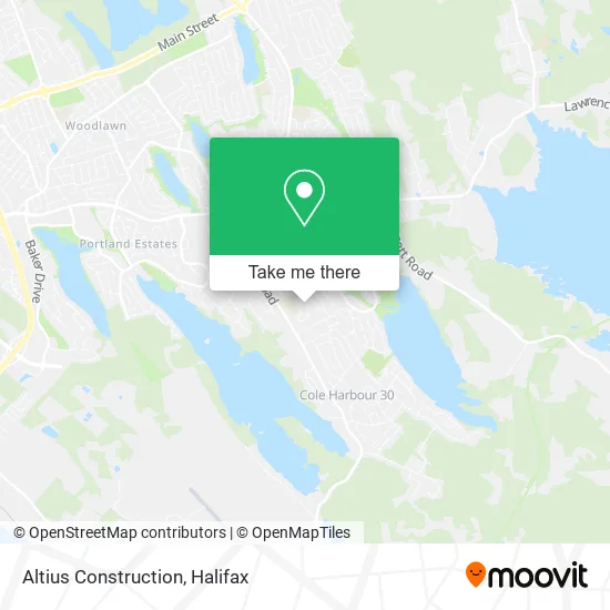 Altius Construction map