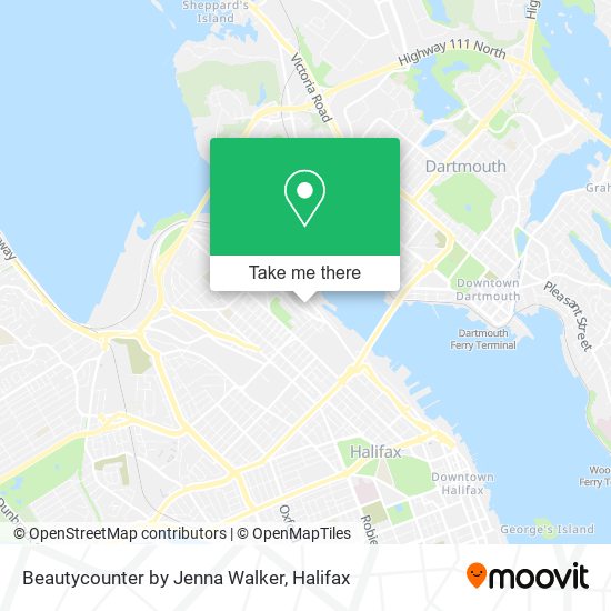 Beautycounter by Jenna Walker map