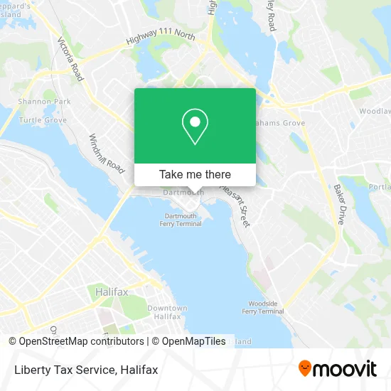 Liberty Tax Service map
