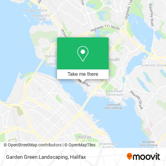 Garden Green Landscaping map