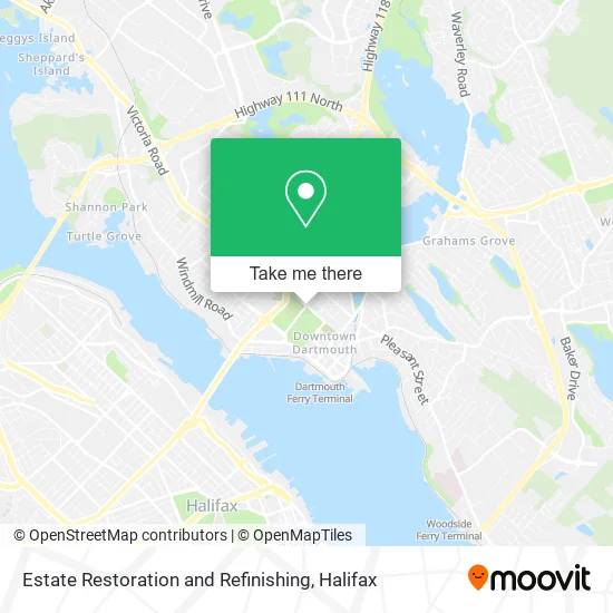 Estate Restoration and Refinishing map