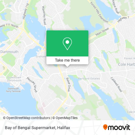 Bay of Bengal Supermarket map