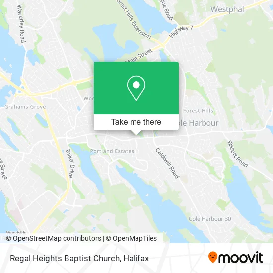 Regal Heights Baptist Church map