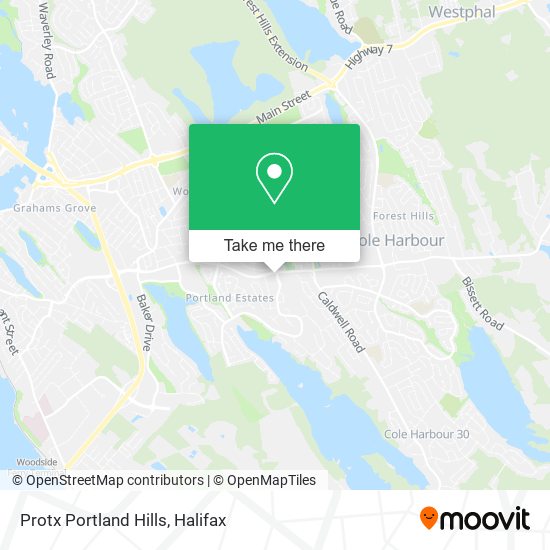 Protx Portland Hills map