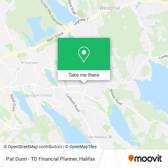 Pat Dunn - TD Financial Planner map