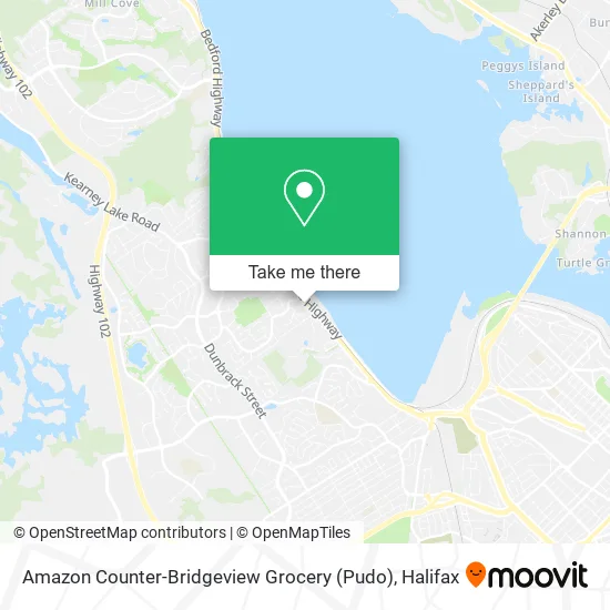 Amazon Counter-Bridgeview Grocery (Pudo) map