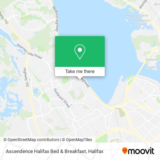 Ascendence Halifax Bed & Breakfast plan