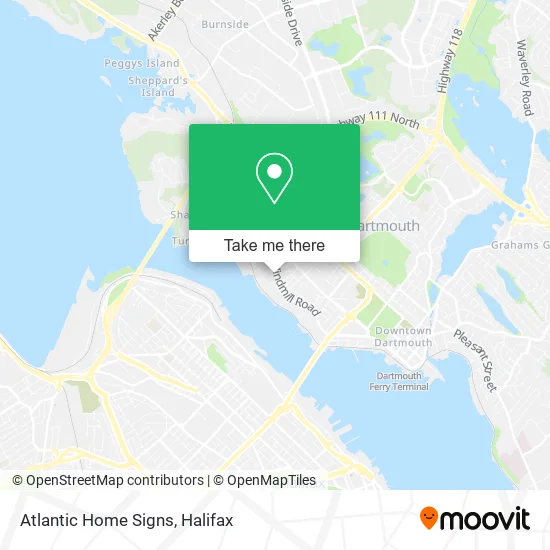 Atlantic Home Signs map