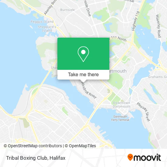 Tribal Boxing Club map