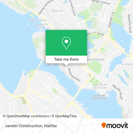 Javelin Construction map